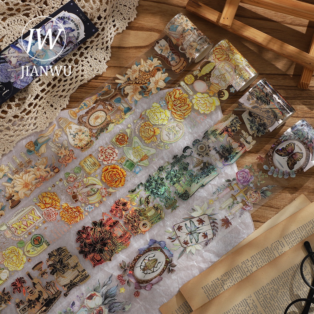 Cuộn Băng Keo Màu Vàng Sáng Bóng 200cm / 300cm Dùng Trang Trí DIY