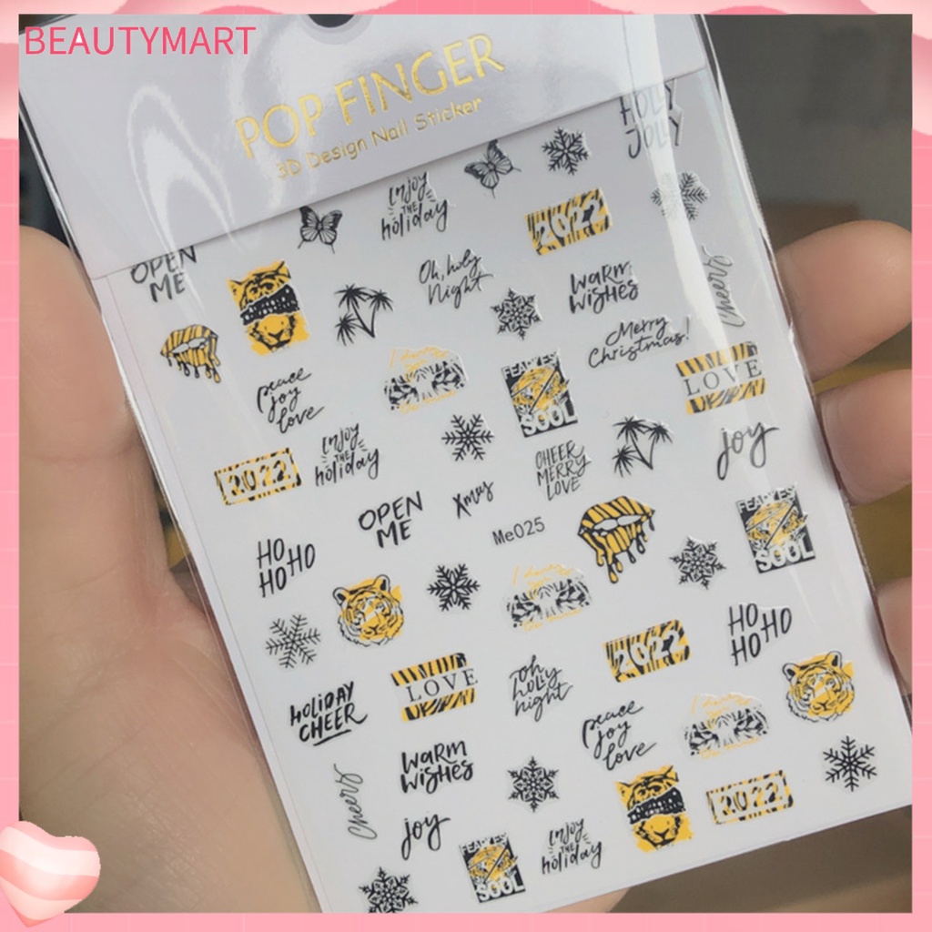 Miếng Dán Trang Trí Móng Tay Siêu Mỏng Họa Tiết Hoạt Hình Màu Nước