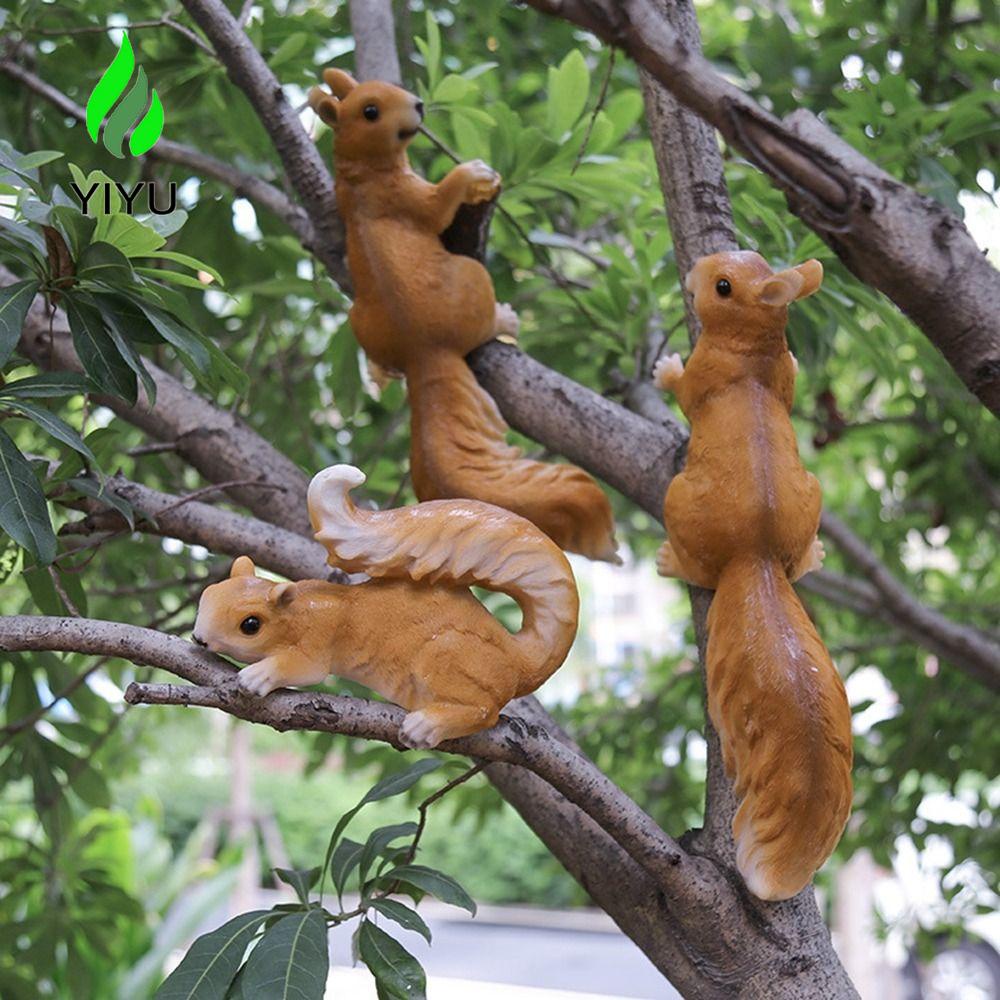 YIYU 1 Mô Hình Động Vật Mini Dễ Lắp Đặt Trang Trí Sân Vườn / Ban Công / Trường Mẫu Giáo