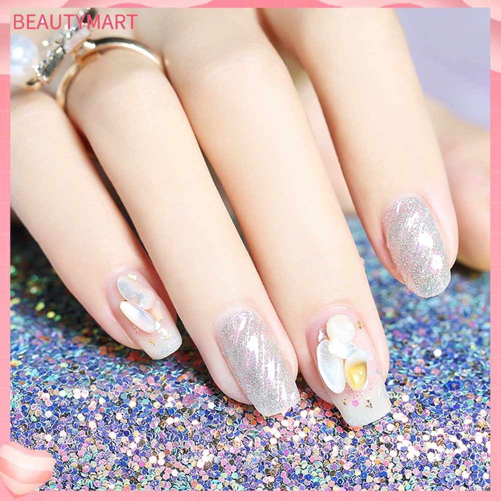 Set 2 Hộp Đá Vỏ Sò Trang Trí Móng Tay Nghệ Thuật