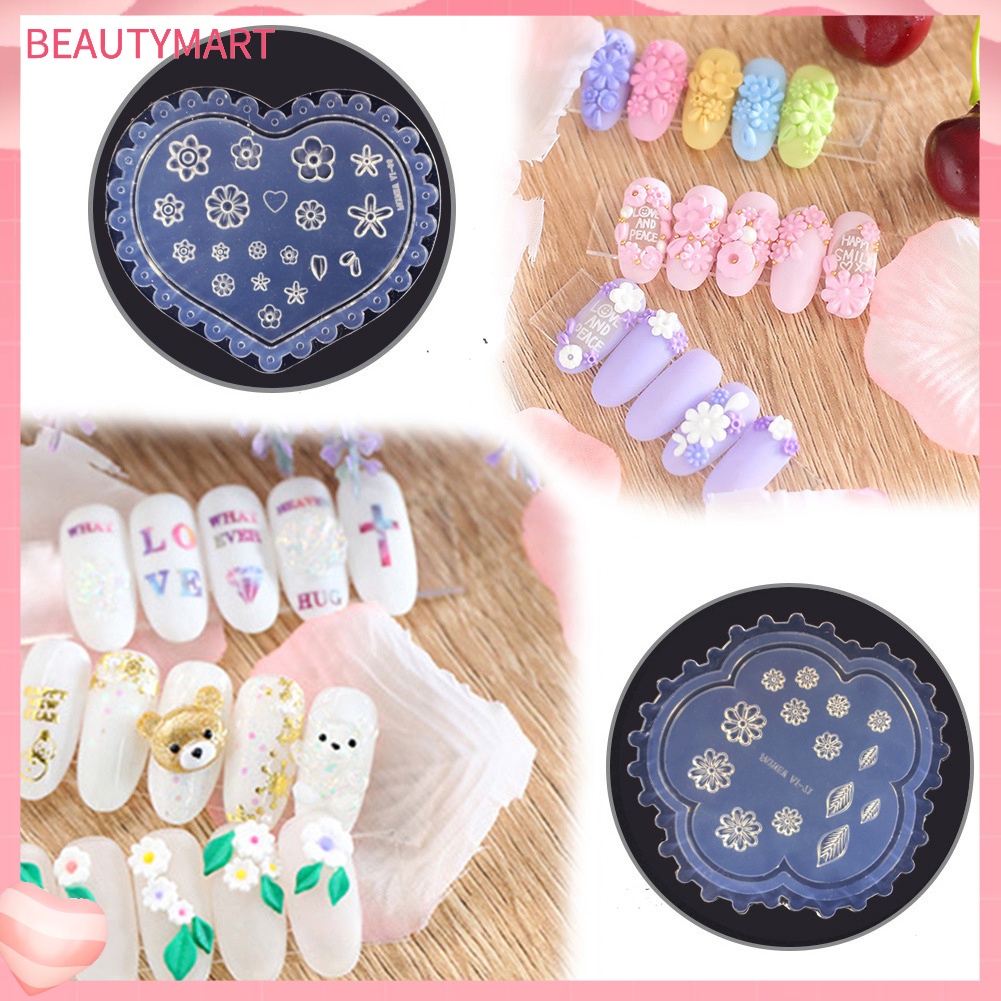 Khuôn Silicone Hình Chiếc Lá Làm Móng Nghệ Thuật DIY