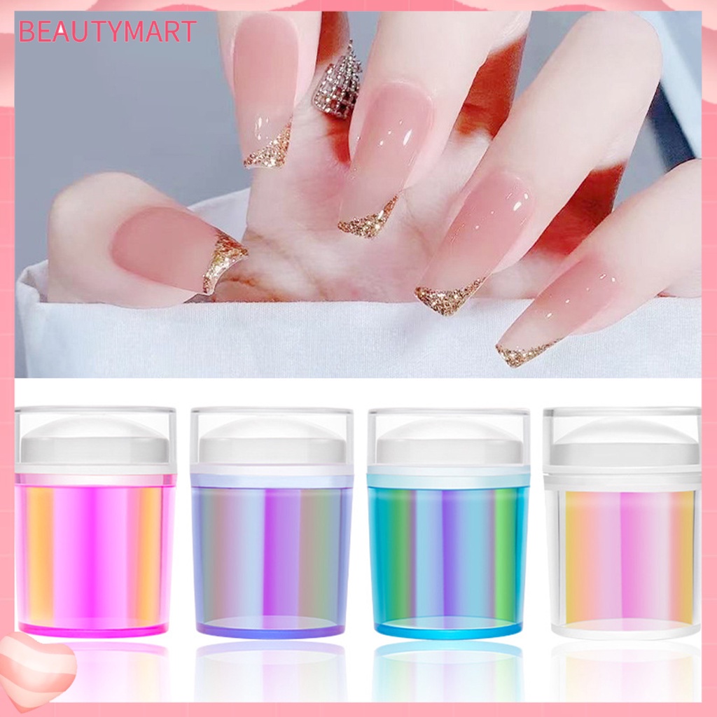 1 Bộ Dụng Cụ Đóng Dấu In Hình Móng Tay Mềm Mại Co Giãn Tốt Dành Cho Bạn Nữ