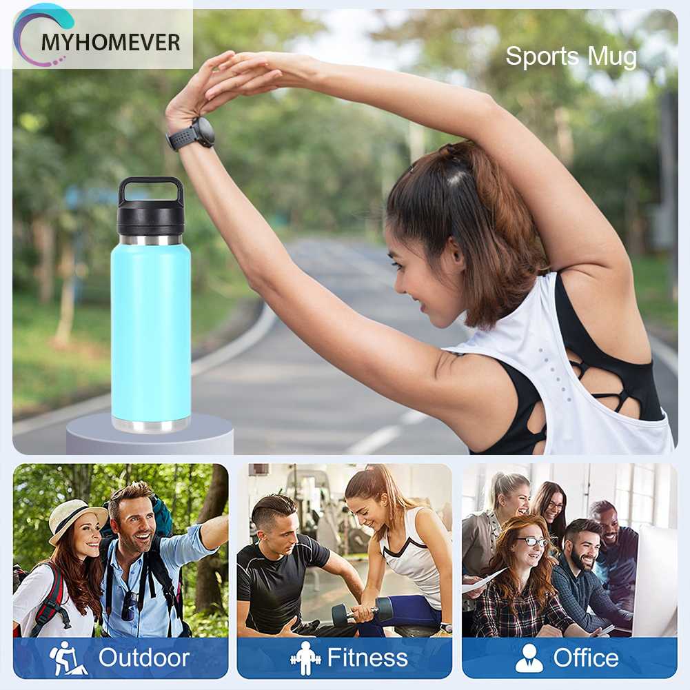 Bình Nước 1000ml Có Tay Cầm Tiện Lợi Cho Dã Ngoại