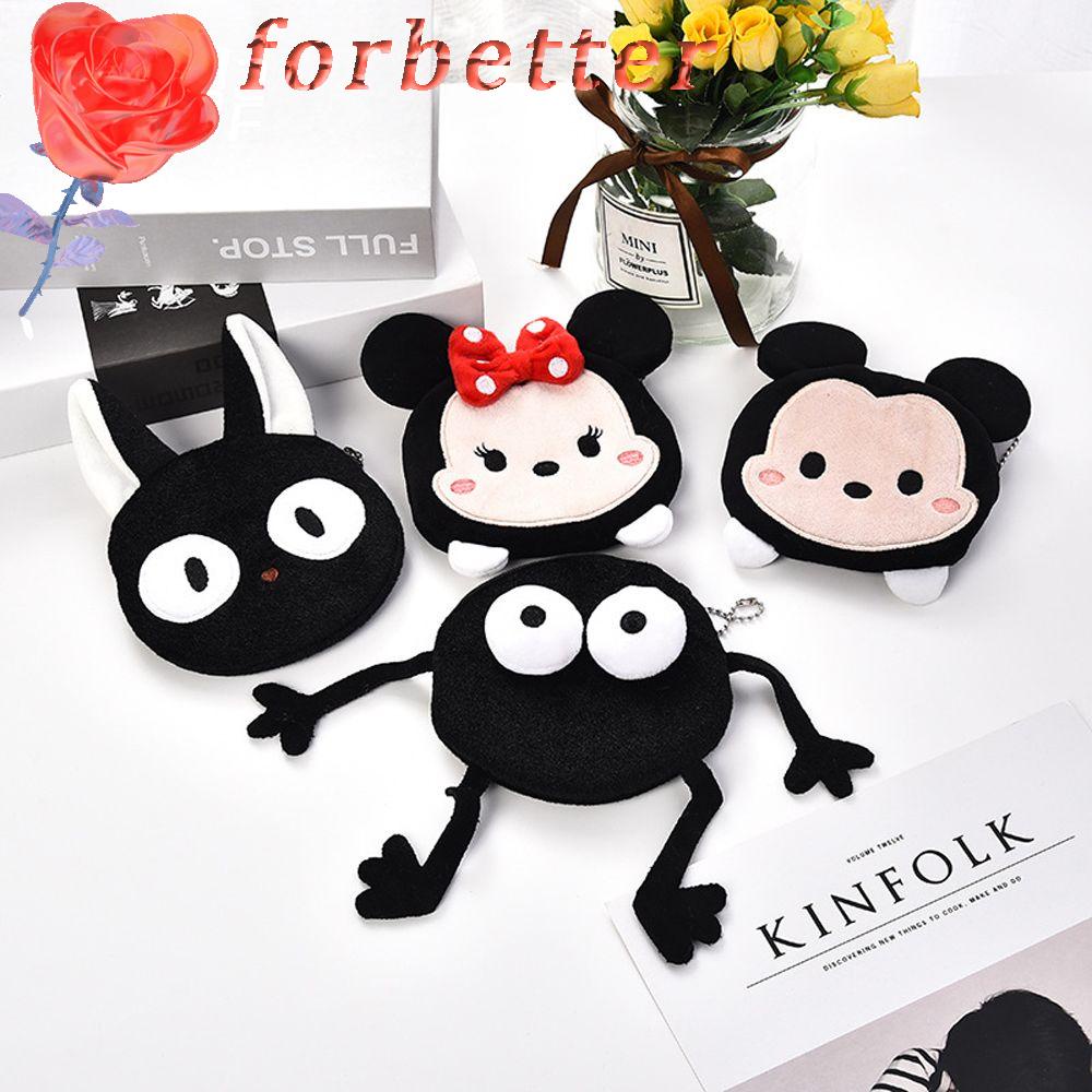 Ví Đựng Tiền Xu Mini Hình Chuột Mickey / Stitch StellaLou Nhồi Bông Dễ Thương Cho Bé Gái