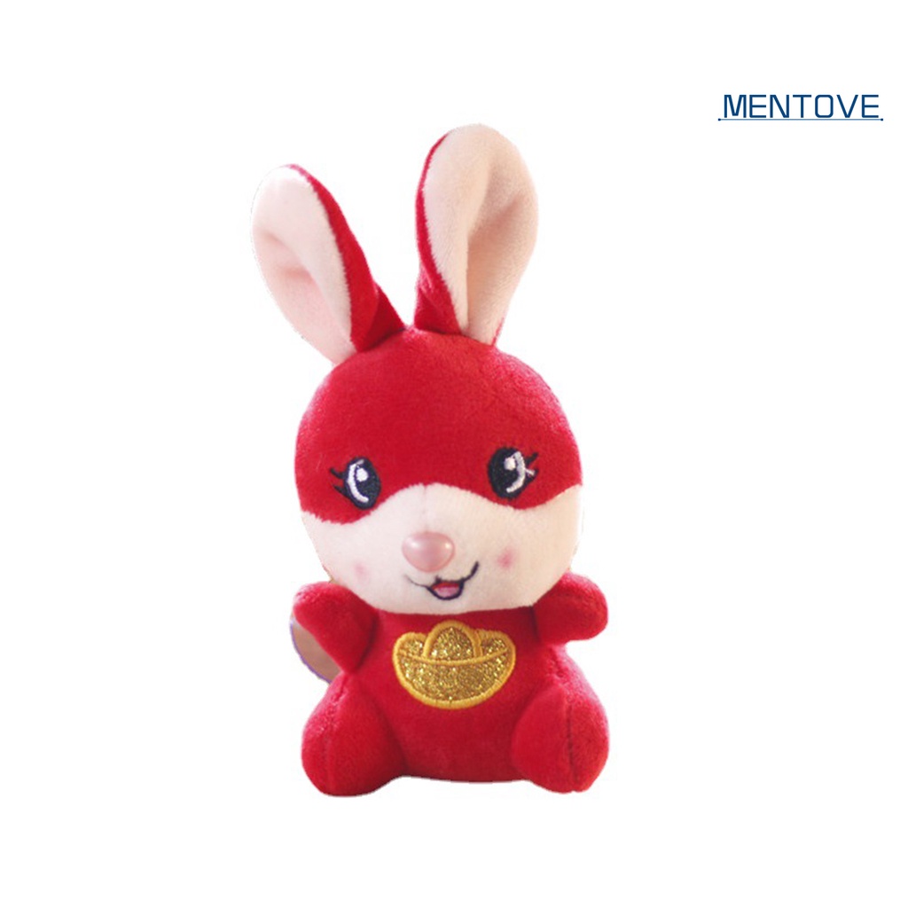 Móc Khóa Hình Thỏ Nhồi Bông 3D Dễ Thương Bằng PP Cotton 2023