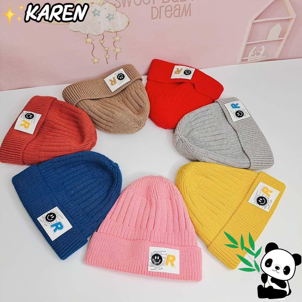 Mũ Beanie Dệt Kim Phong Cách Hip Hop Unisex Giữ Ấm Cho Bé