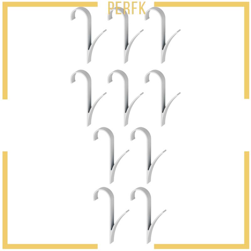Set 10 Móc Treo Đồ Bằng Kim Loại Tiện Dụng Cho Phòng Ngủ / Tủ Quần Áo