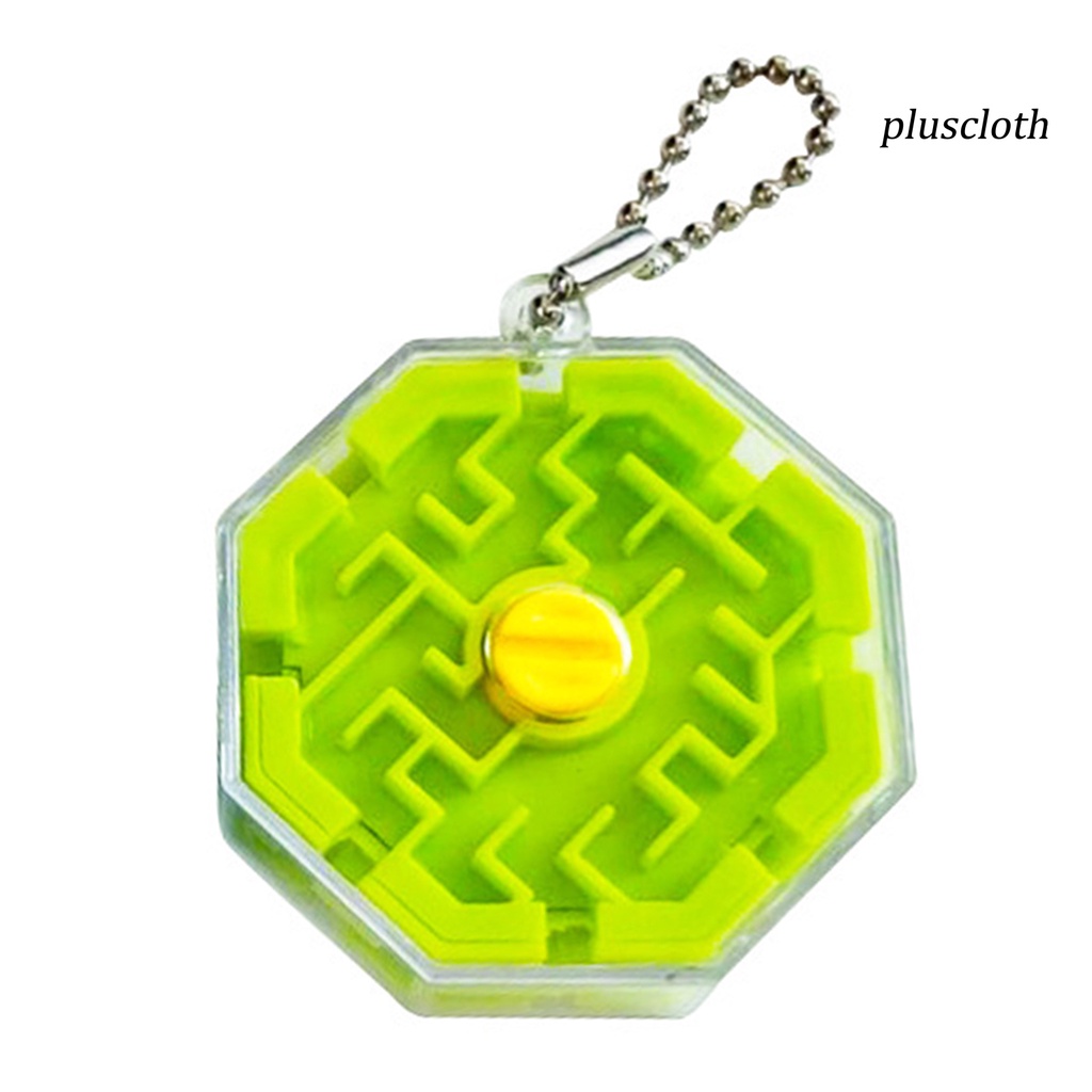 Bộ 3 Mặt Dây Chuyền Hình Mê Cung 3D Nhiều Màu Sắc Sống Động Kèm Móc Khóa Dành Cho Trẻ Em