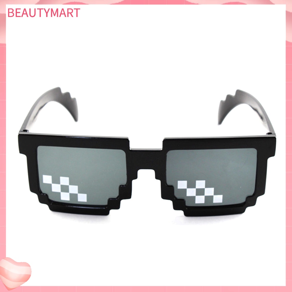 [beautymart] Kính Mát Thời Trang Thug Life Pixelated Dùng Làm Đạo Cụ Chụp Ảnh Tiệc Tùng
