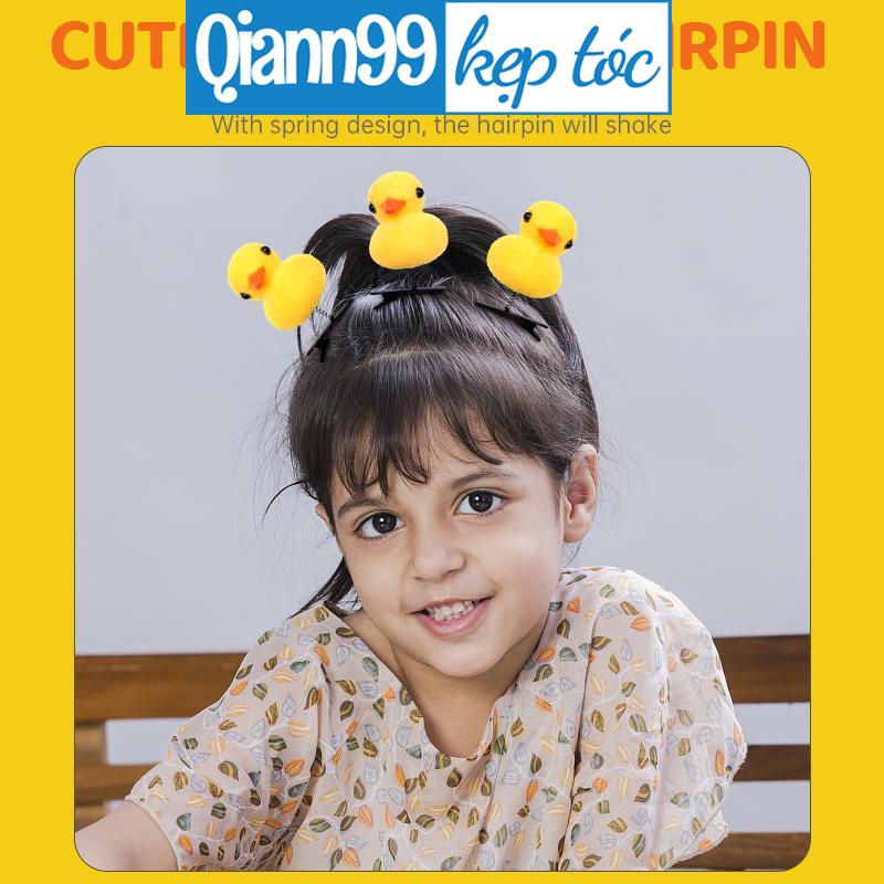 💓Kẹp Tóc Mái Hình Vịt,Gà Vàng Nhỏ Xinh Xắn Dễ Thương Cho Con Gái