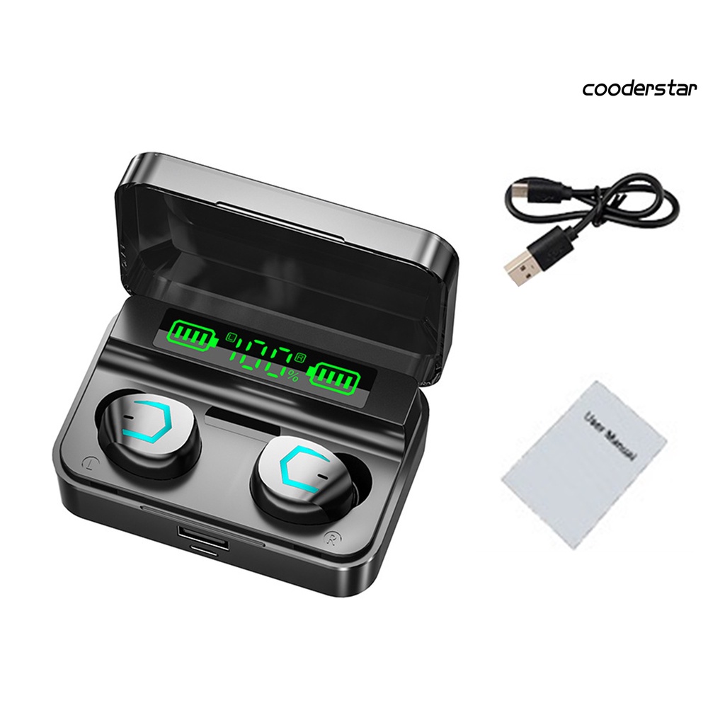 Tai Nghe Nhét Tai Không Dây M36 Kết Nối Bluetooth 5.2 Âm Thanh HiFi Có Màn Hình LED Cảm Ứng Vân Tay Cho iOS Android