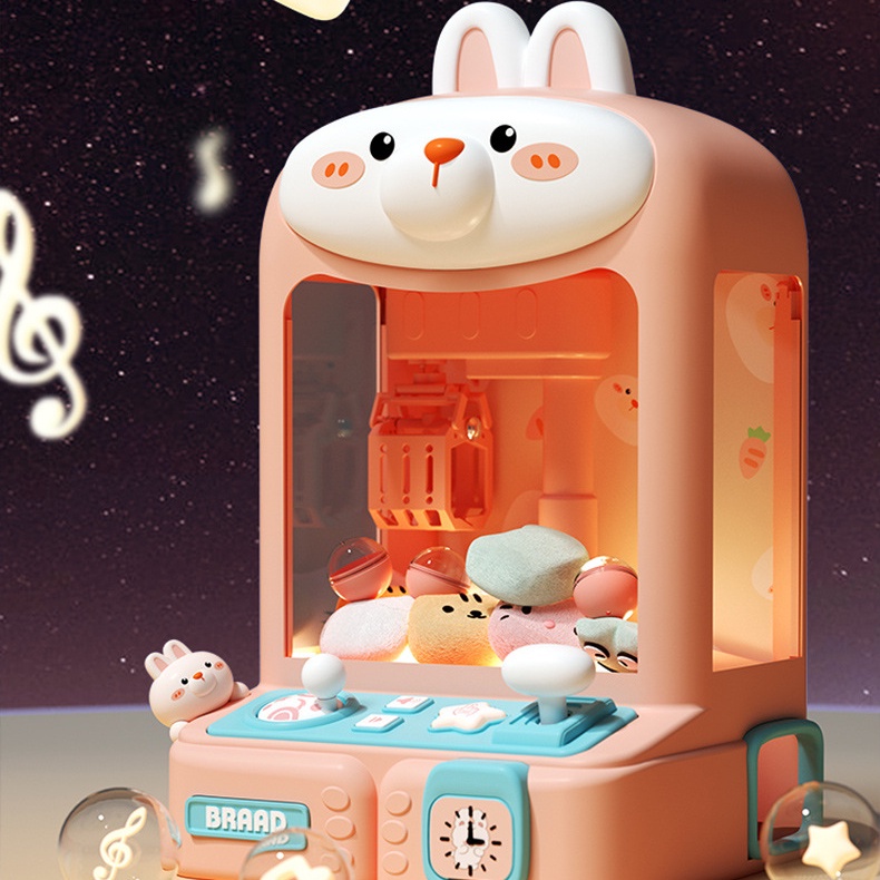 Đồ Chơi Máy Kẹp Cần Cẩu / Thỏ Mini Dễ Thương Cho Bé