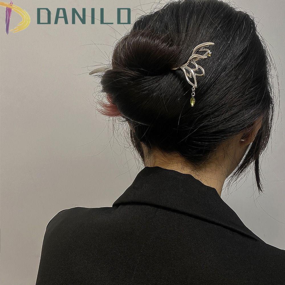 Danilo Trâm Cài Tóc Hoa Phong Cách Trung Hoa Thanh Lịch Cho Nữ|Kẹp Tóc Hình Bông Hoa Xinh Xắn Dành Cho Nữ