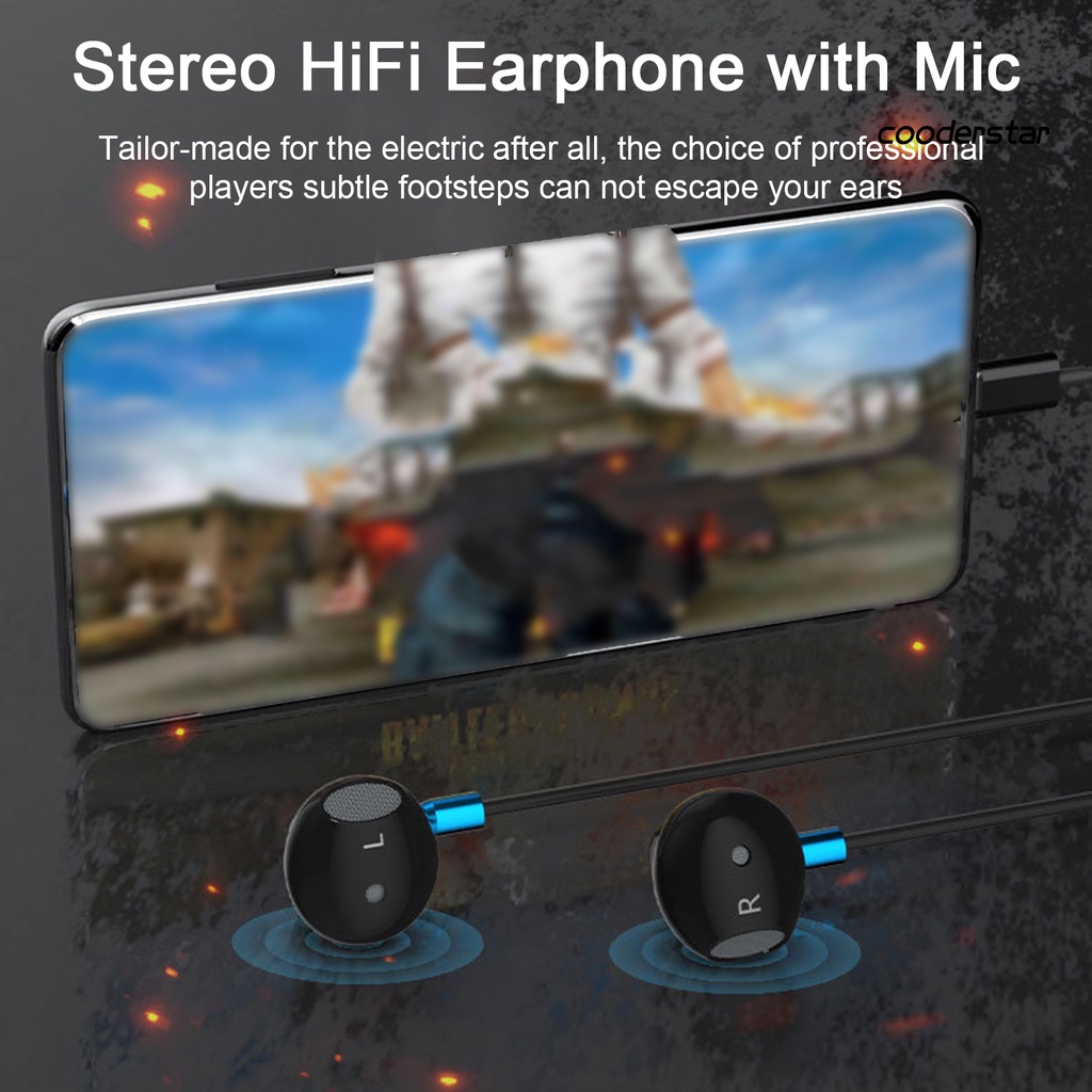 Tai Nghe Nhét Tai Jack 3.5mm Loại C Giảm Tiếng Ồn Có Thể Điều Chỉnh Âm Lượng Tiện Dụng