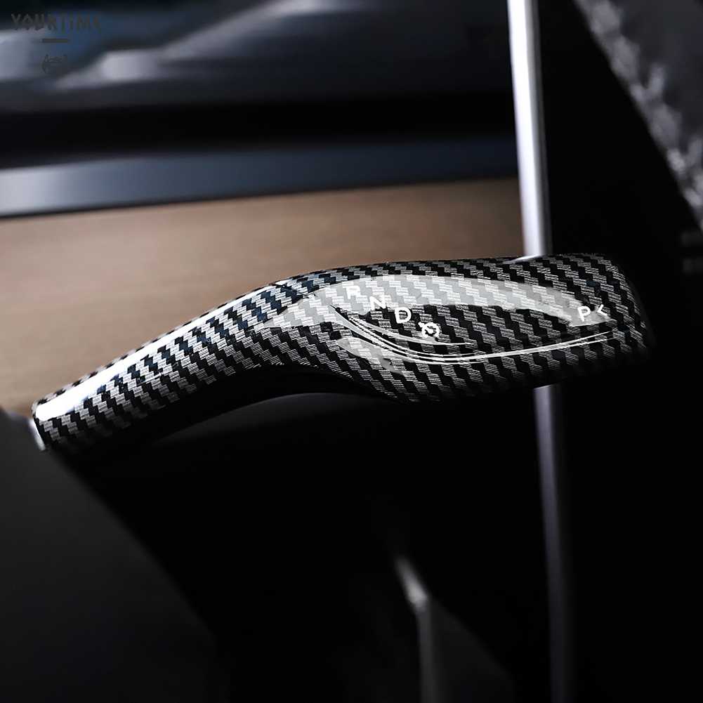 Set 2 Vỏ Bọc Cần Gạt Số Cho Tesla Model 3 / Y