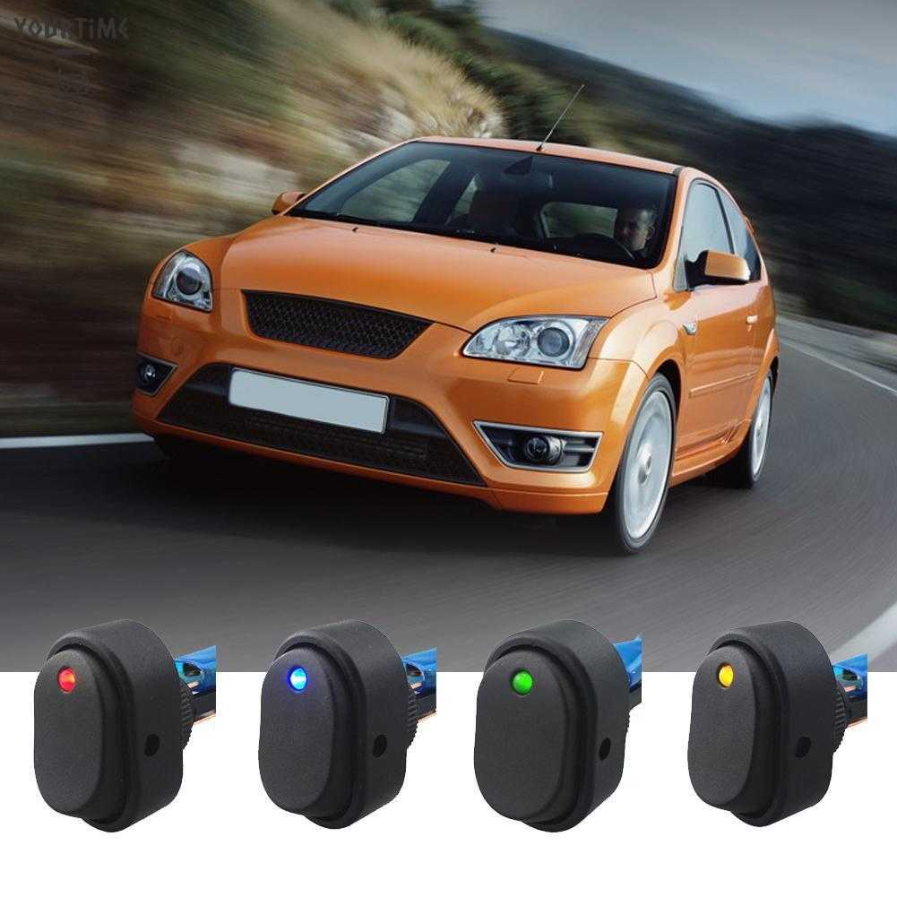 Set 4 Công Tắc Bật / Tắt Đèn LED 12V 30A 30A Cho Tàu Thuyền