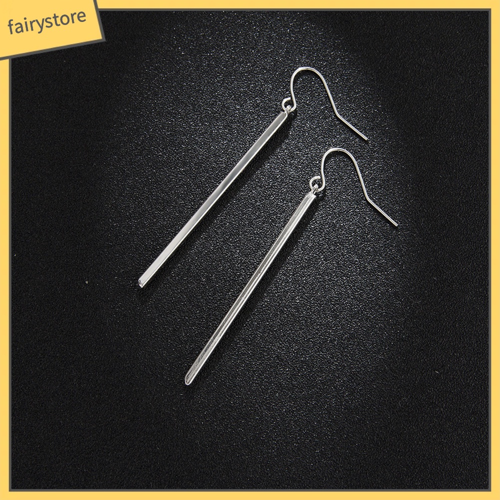 1 Cặp Bông Tai Dáng Dài Mặt Hình Giọt Nước Thời Trang Cho Nữ