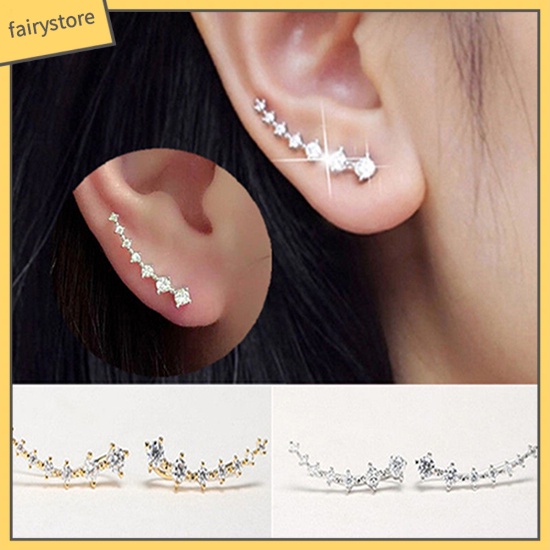 Khuyên Tai Đính Đá Zircon Thời Trang Cho Nữ