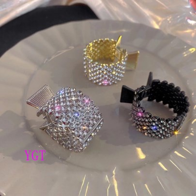 Ygt Kẹp Tóc Kim Loại Đính Đá Và Ngọc Trai Nhân Tạo Thời Trang Cho Nữ