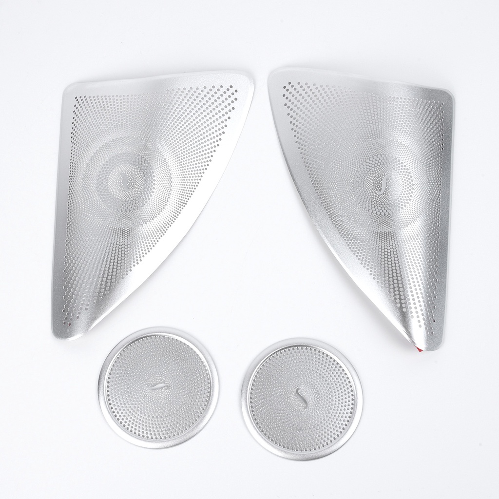 Vỏ Bọc Loa Bằng Hợp Kim Nhôm Màu Bạc Cho Benz W166 ML X166 GL-CLass GLE