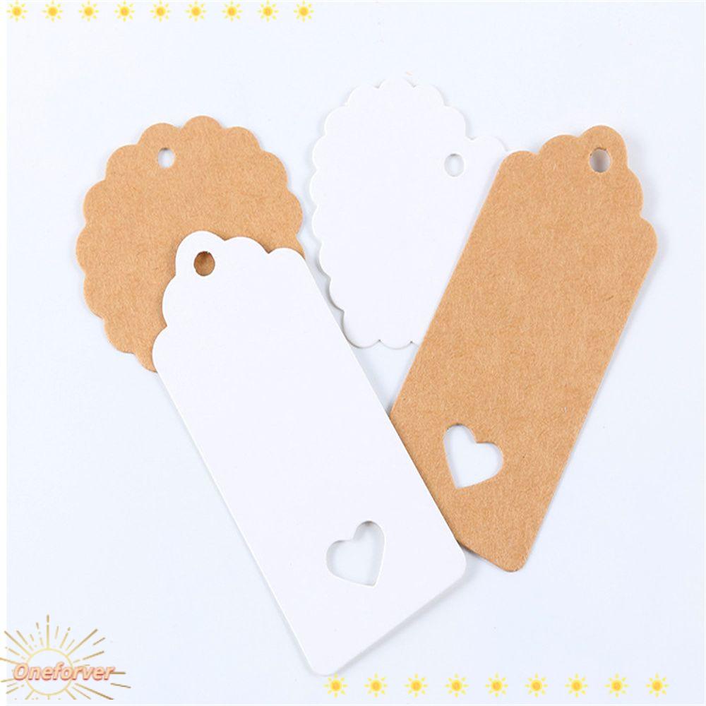 Set 50 Thẻ Treo Trang Trí Hành Lý Hình Trái Tim Khoét Rỗng