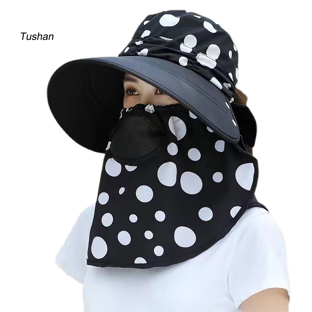 Mũ Rộng Vành Chống Nắng Chất Liệu Cotton Có Thể Gấp Gọn Thời Trang Đi Biển Cho Nữ