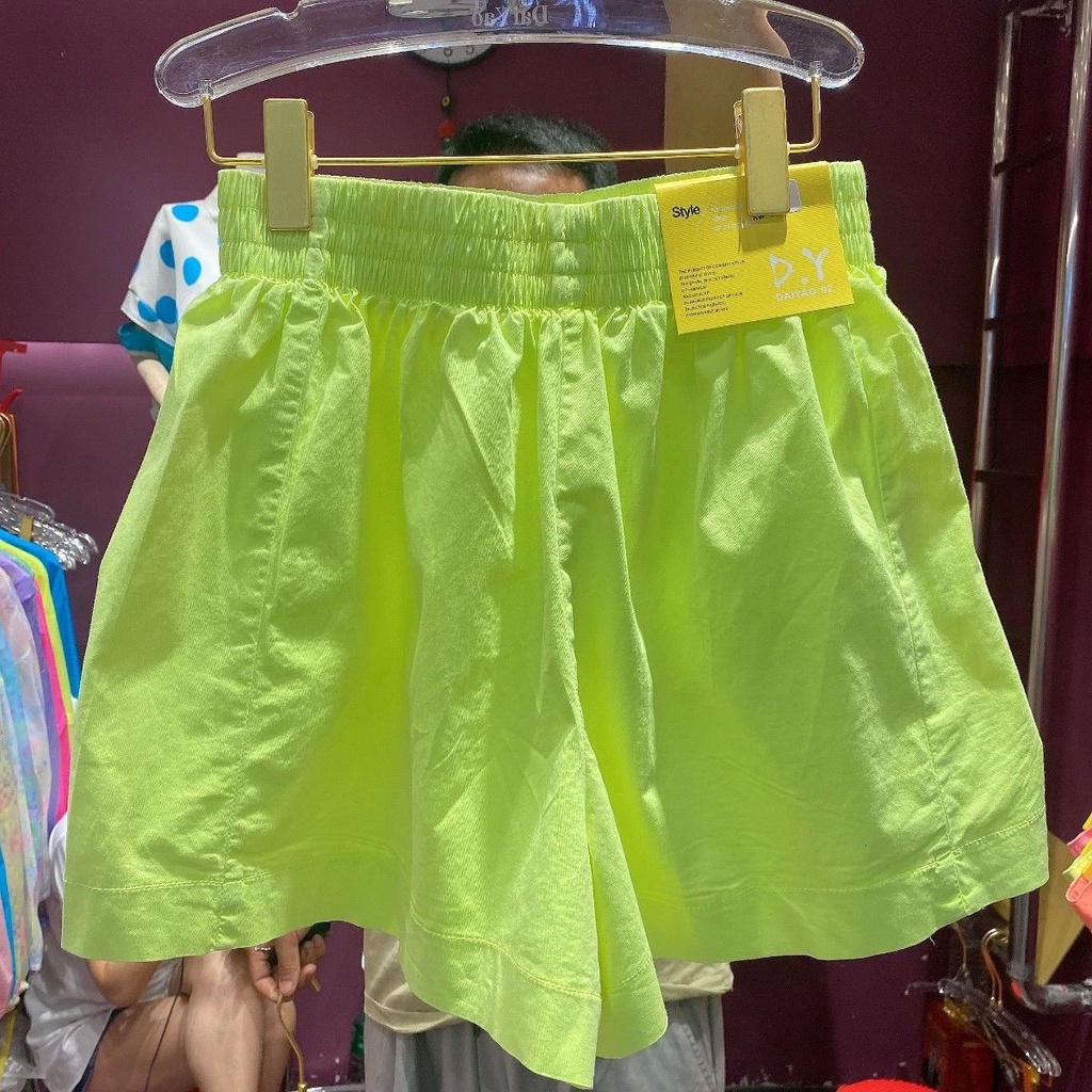 Quần Short Ống Rộng 150kg Màu Sắc Ngọt Ngào Phong Cách Hàn Quốc Cho Nữ