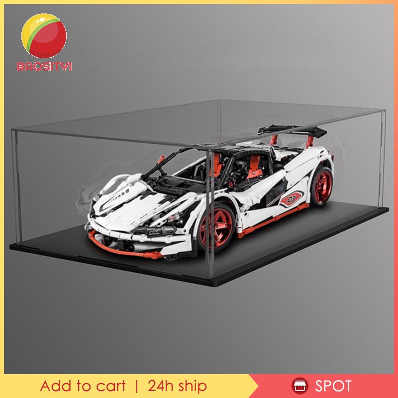 [Baosity1] Ốp Acrylic Chống Bụi Trưng Bày Mô Hình Đồ Chơi 50cmx25cmx15cm