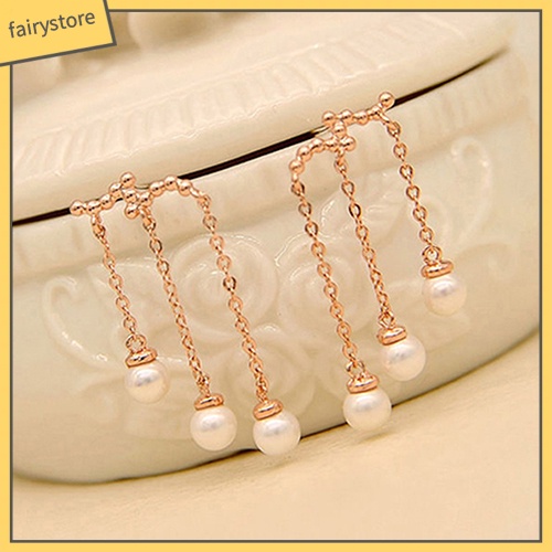 Bông Tai Đính Ngọc Trai Giả Thanh Lịch Dành Cho Nữ Charms