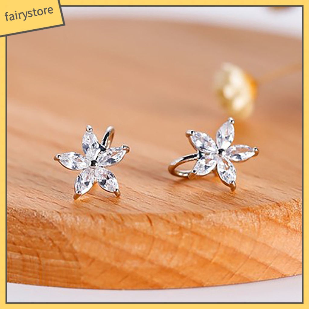 1 Khuyên Tai Hợp Kim Hình Chữ U Không Phai Màu Không Dễ Gỉ