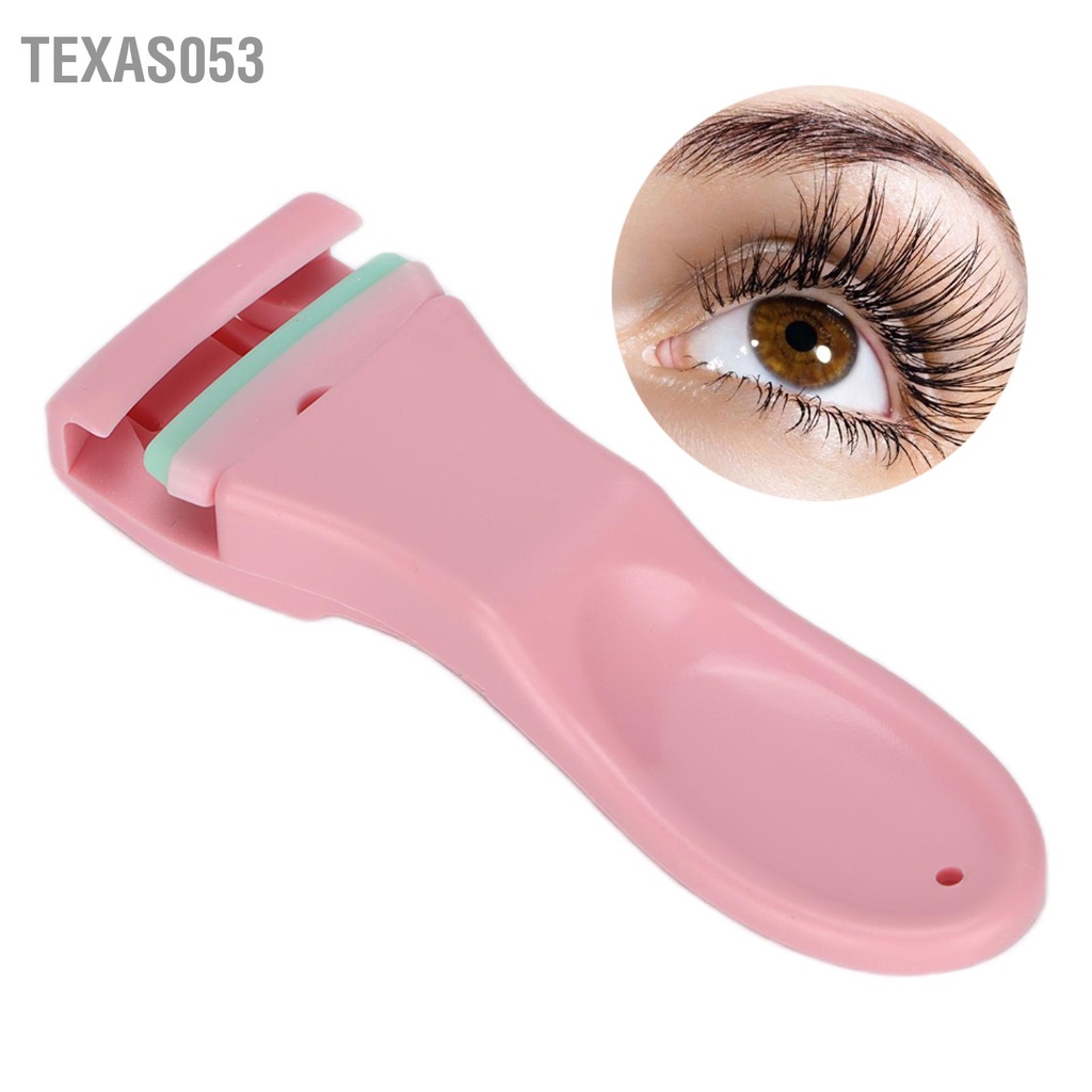 Texas053 Dụng cụ uốn mi bằng thép không gỉ làm đẹp âm thanh nổi di động cho mọi hình dạng và kích cỡ mắt