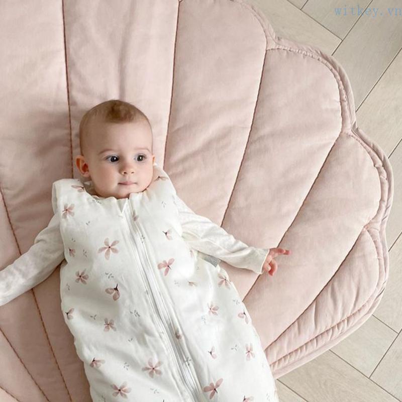 Thảm Ngủ Cotton Mềm Mại Tiện Dụng Cho Bé Sơ Sinh