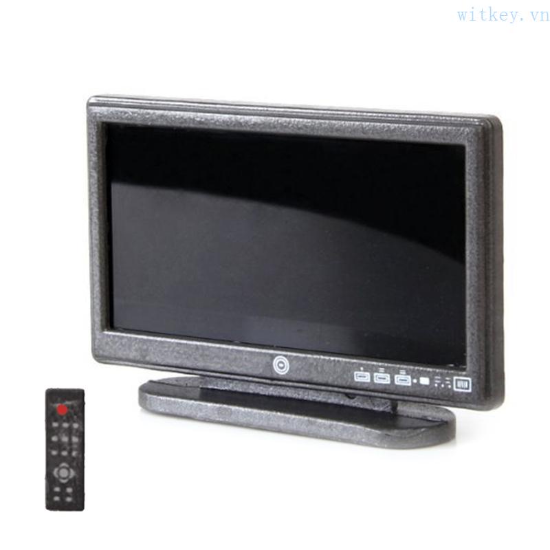 Mô Hình TV Mini Tỉ Lệ 1 / 12 Cho Nhà Búp Bê