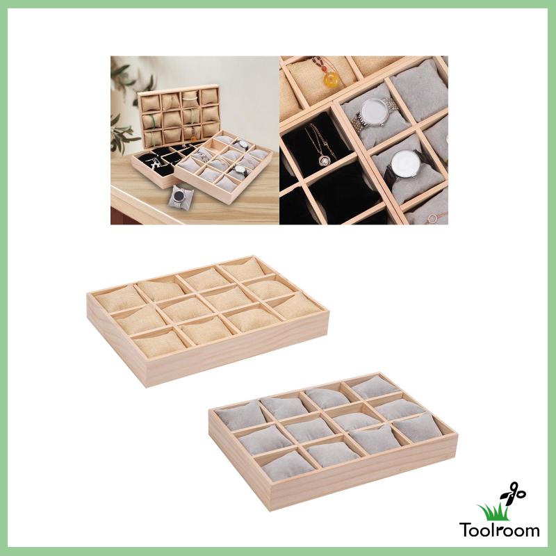 Hộp Đựng Trưng Bày Vòng Đeo Tay Bằng Vải Bố