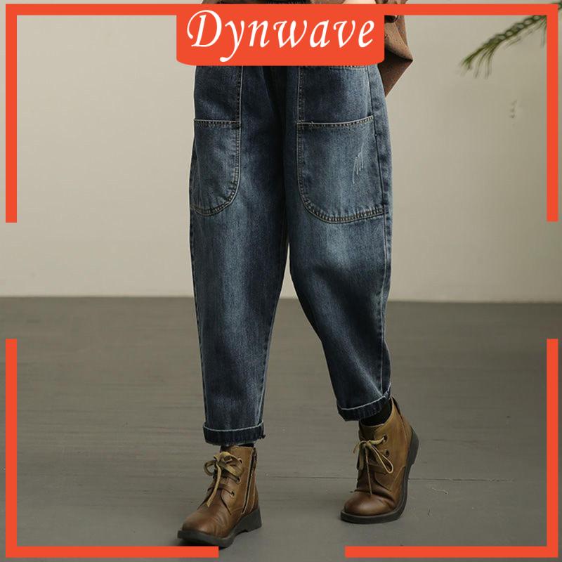[Dynwave] Quần Harem Dáng Rộng Lưng Cao Co Giãn Hợp Thời Trang Cho Nữ