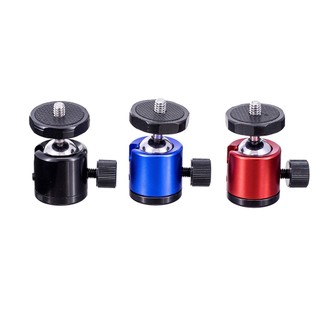  Giá Đỡ Đầu Bi Mini Ốc Vít 1   4 "Xoay 360 Độ Cho Máy Ảnh Canon Nikon Sony Camcorder DV DSLR 