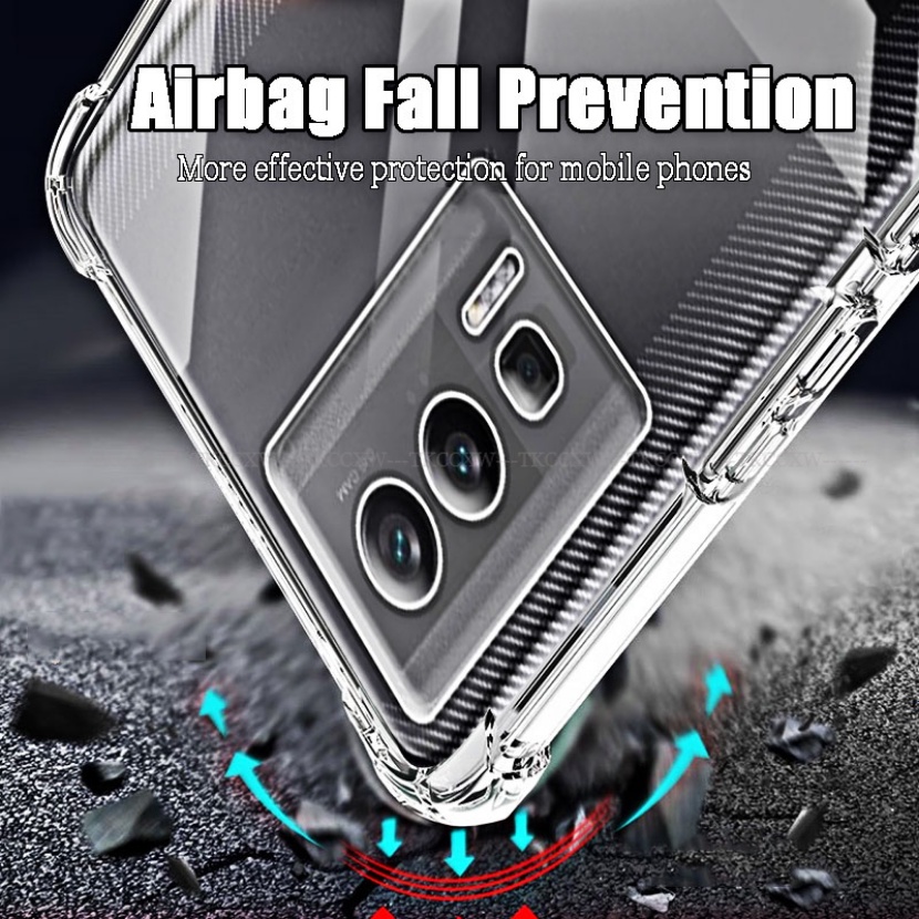 Ốp Điện Thoại Silicon Mềm Trong Suốt Chống Rơi Cho Redmi Note 12 11 Pro + 12S 12 Turbo 12C 10C K60 K50 Pro Gaming K60e K40S