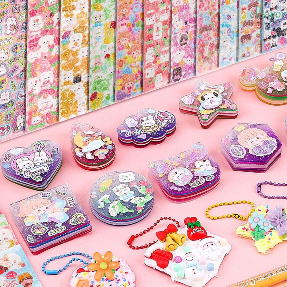 Bộ Miếng Dán Trang Trí Sổ Tay / Móc Khóa / Thẻ Hình Goo Dễ Thương DIY