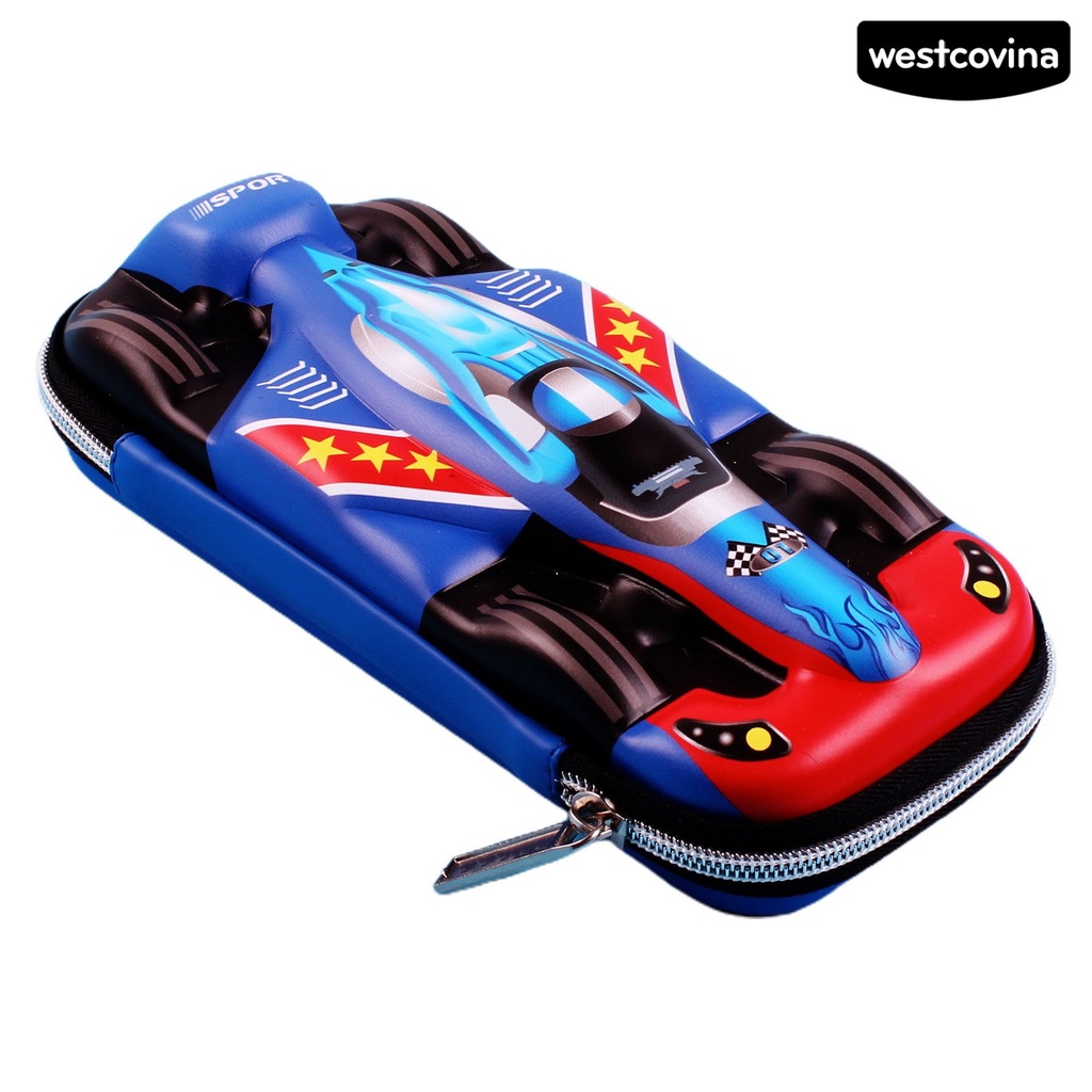 [WSTN]✎Túi Đựng Bút Hình Xe Hơi Sức Chứa Lớn Có Khóa Kéo Chống Thấm Nước Bề Mặt Mịn