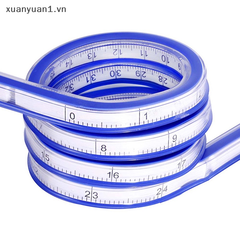 Thước Cong Vẽ Hình Rắn Linh Hoạt Bằng Nhựa Cho Trường Học / Văn Phòng