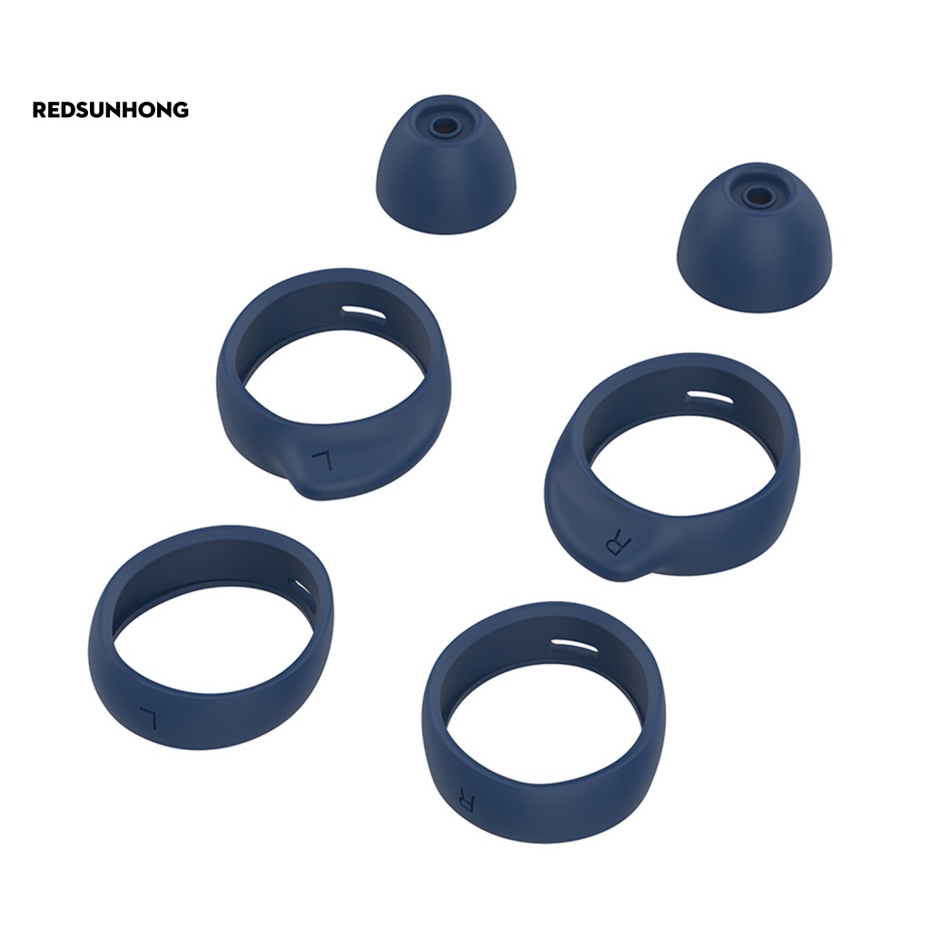 Set 2 Cặp Vỏ Bọc Tai Nghe Bằng Silicon Mềm Chống Trầy Xước