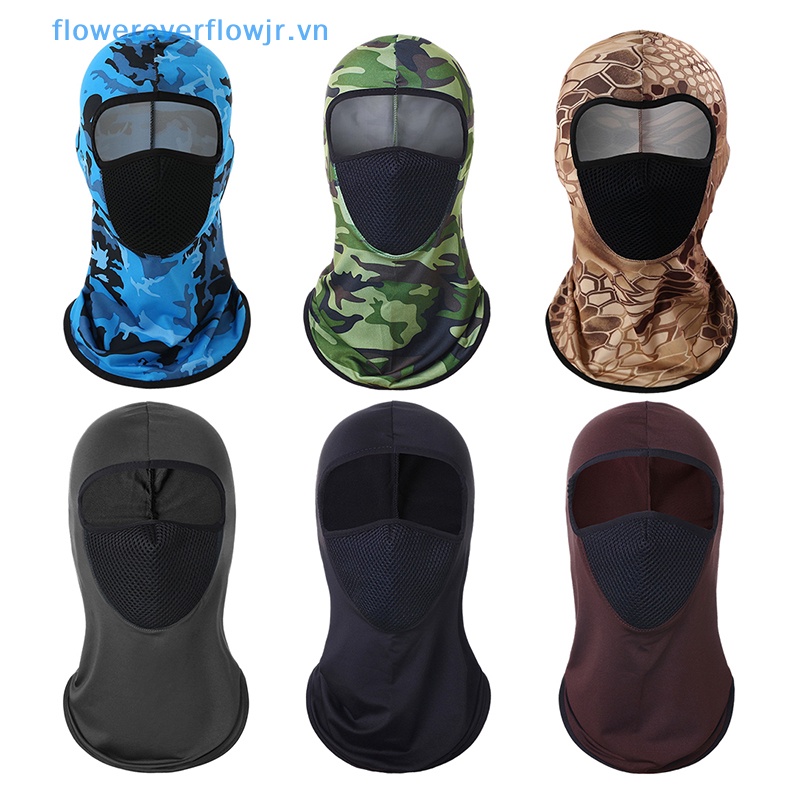 Fjr Mặt Nạ Trùm Đầu Thoáng Khí Balaclava Cho Mũ Bảo Hiểm Xe Máy Chạy Xe Đạp