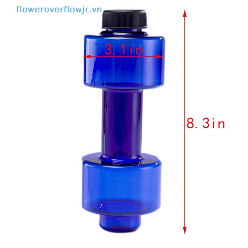 Bình Nước Thể Thao Bằng Nhựa Hình Quả Tạ 550ML Chống Rò Rỉ