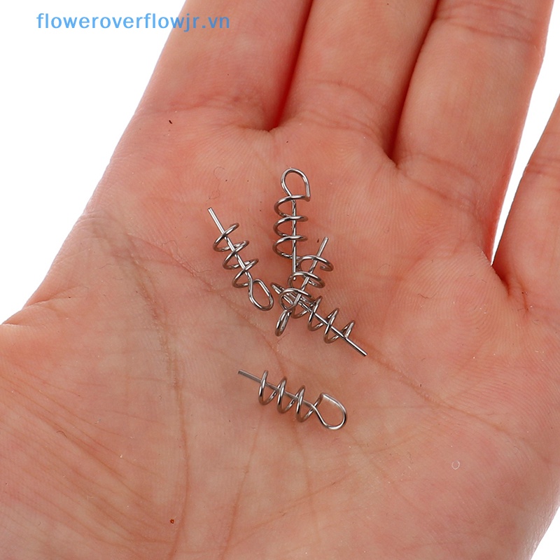 100 Móc Lò Xo Nối Mồi Câu Cá Mềm Mại Tiện Dụng