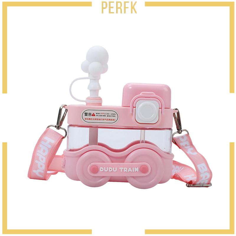 Bình Nước Di Động Dễ Thương Có Dây Đeo Vai Tùy Chỉnh Cho Bé