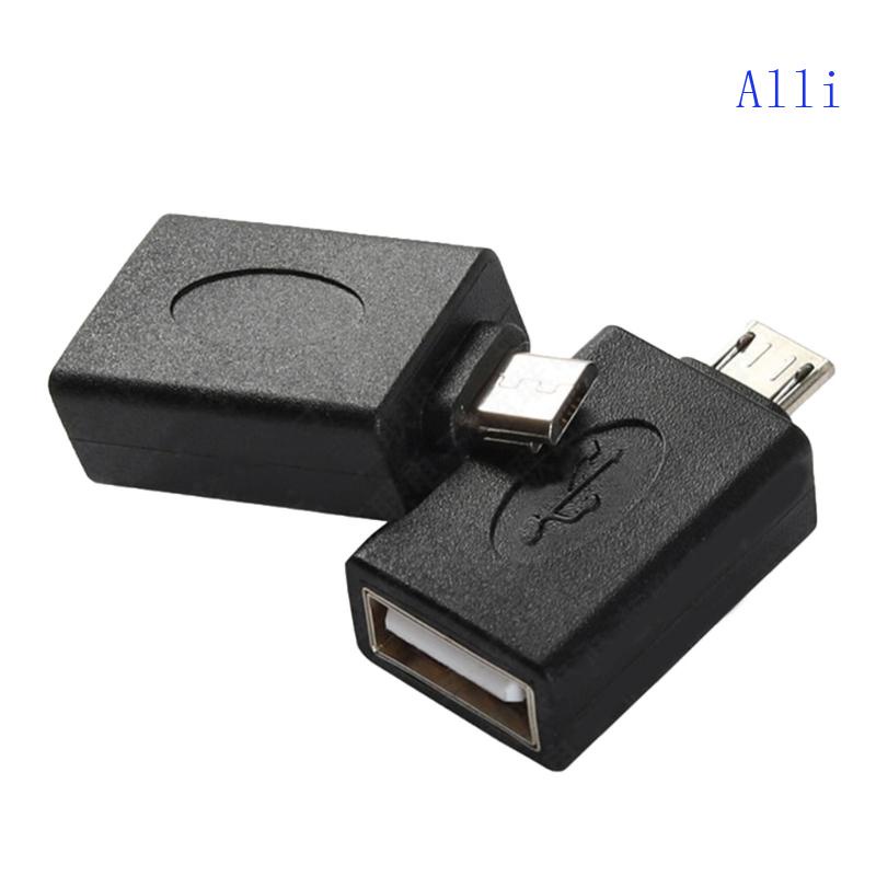 1 Cặp Đầu Chuyển Đổi Từ Giác Cắm USB Sang Cổng Cắm Micro USB Bằng Hợp Kim Nhôm Cứng