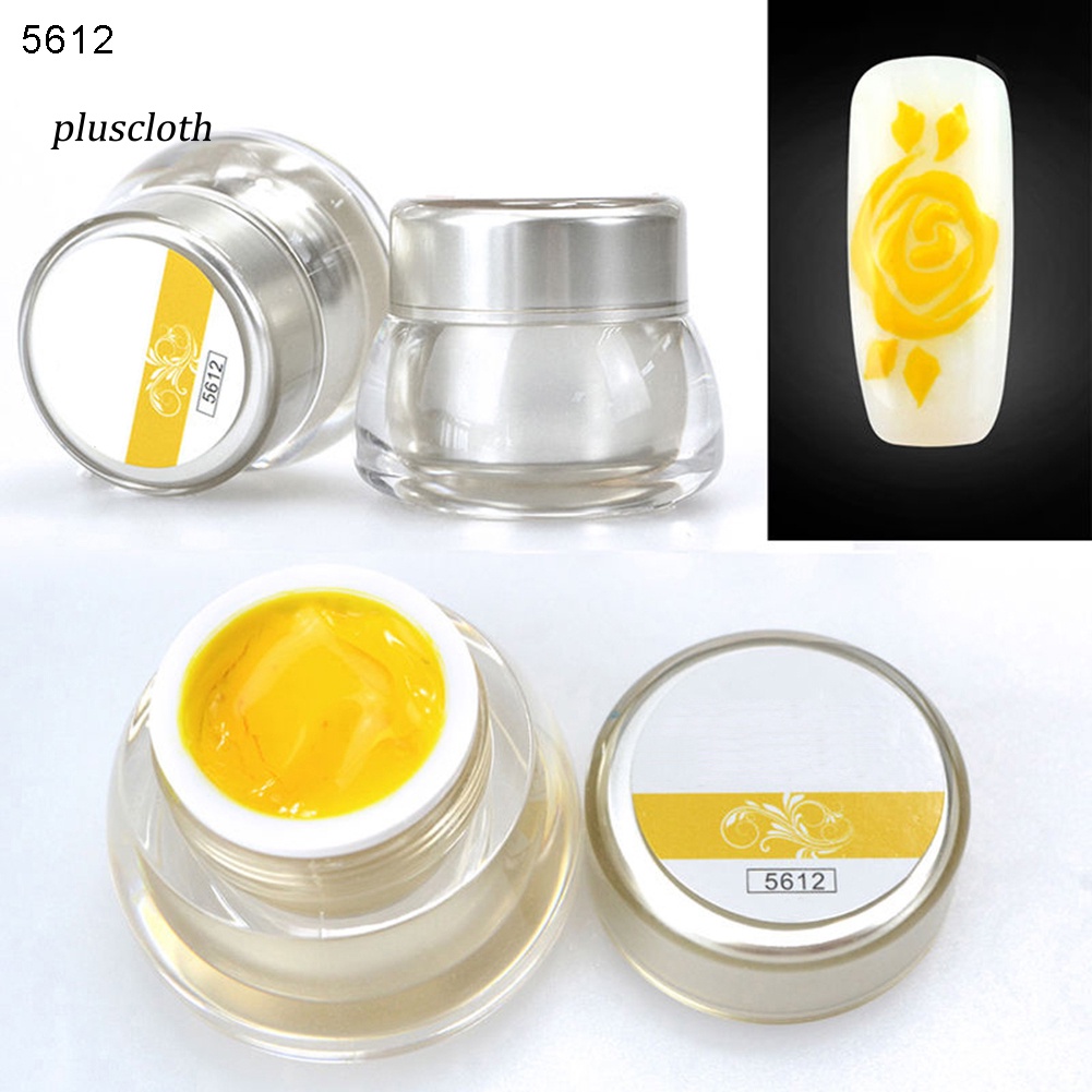 Set 12 Màu Trang Trí Móng Tay 3D Nghệ Thuật