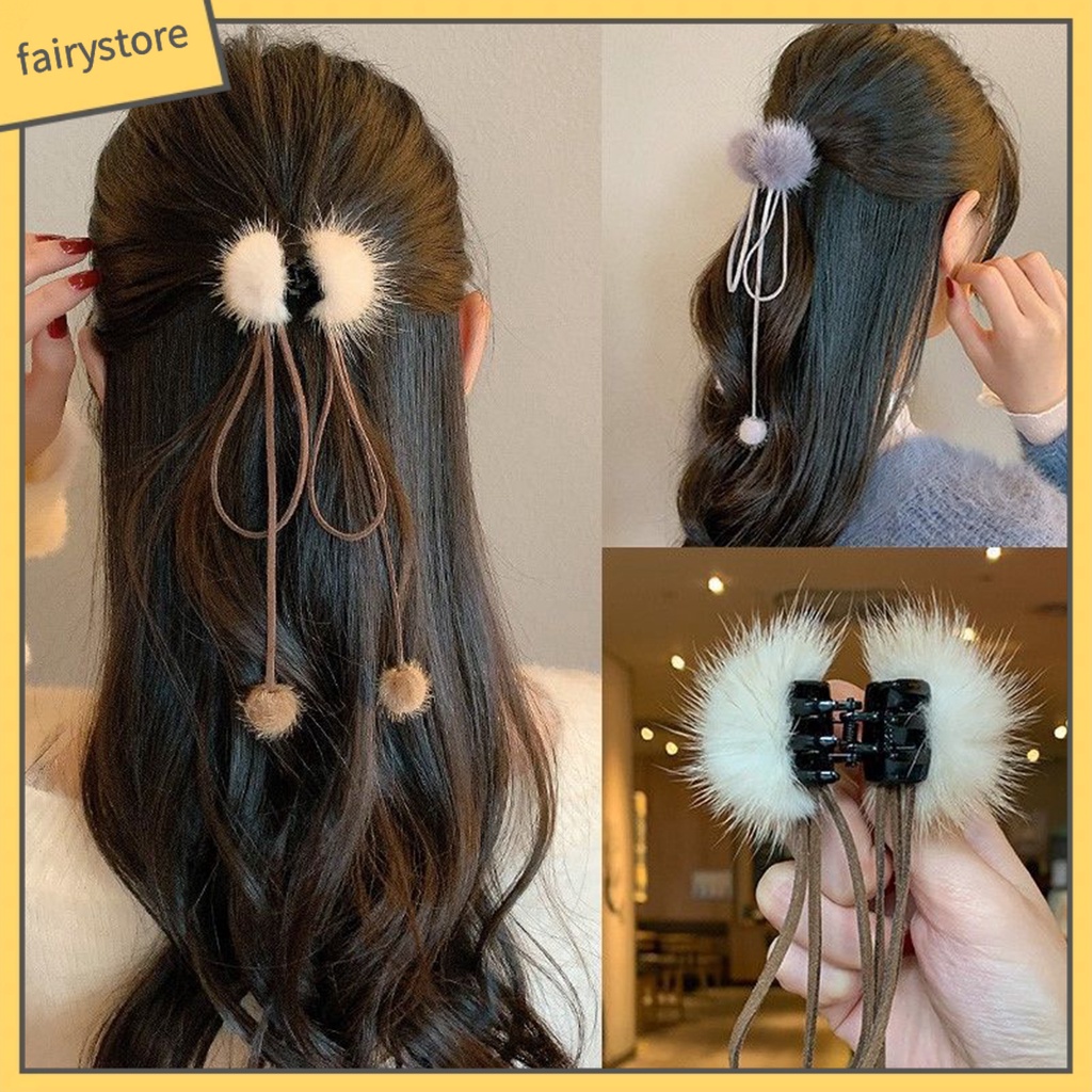 Kẹp Tóc Hình Chiếc Răng Nhỏ Đính Nơ Ruy Băng Phong Cách Hàn Quốc Cho Nữ