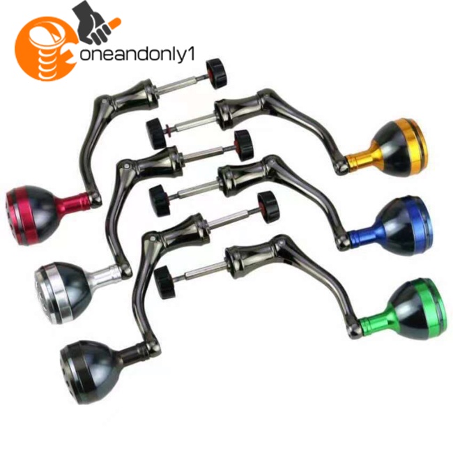 Tay Quay Máy Câu Cá Bằng Kim Loại Gọn Nhẹ Nhiều Màu Sắc