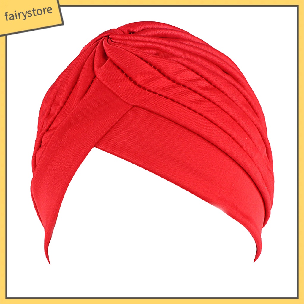 Mũ Trùm Đầu Chemo Màu Trơn Phối Bèo Thời Trang Unisex